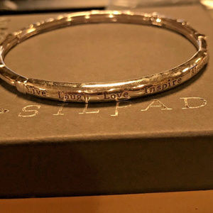 Silpada B3175 Words of Wisdom Stretch Bracelet